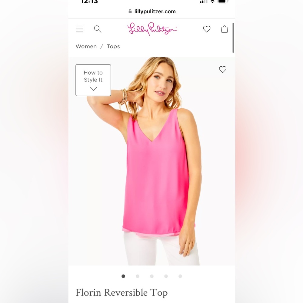 Lily Florin Top. Great for work or night out. Size large